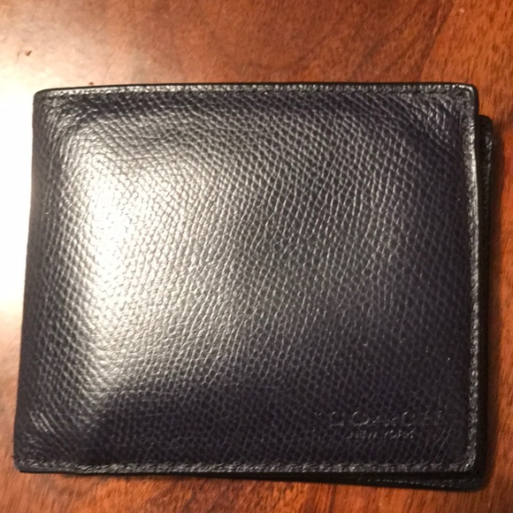 Coach Other - Men’s blue leather COACH wallet